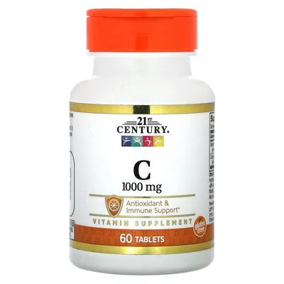 Вітамін С 21st Century Vitamin С 1000 мг, 60 таблеток
