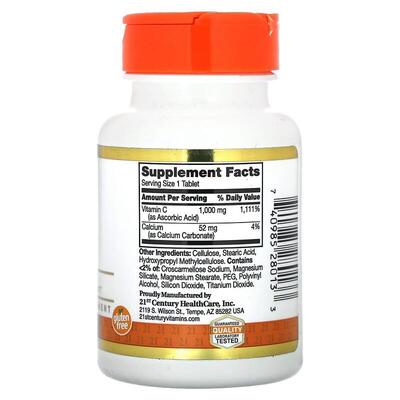 Витамин С 21st Century Vitamin С 1000 мг, 60 таблеток