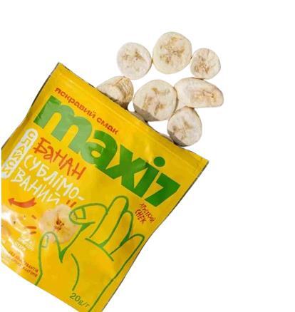 Банан сублімований Maxi 7 слайси, 20 г
