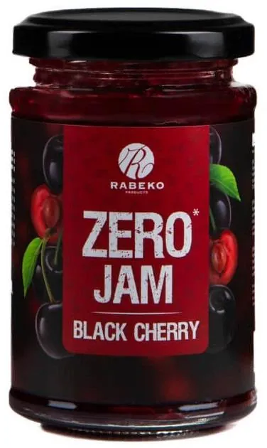 Джем Rabeko Zero Jam чорна вишня, 225 г (скло)