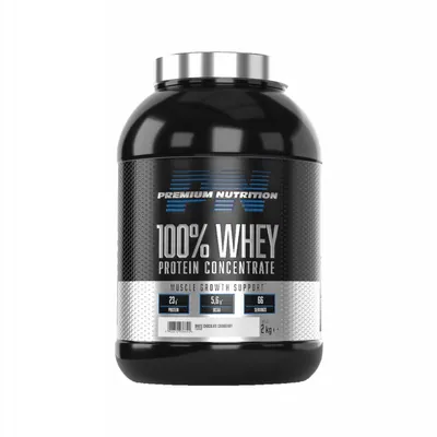 Протеїн сироватковий концентрат Premium Nutrition 100% Whey Protein Concentrate, ваніль, 2 кг