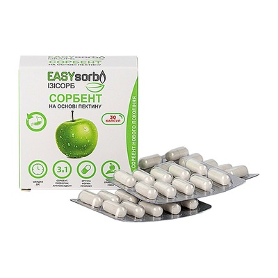 Сорбент EASYsorb на основі пектину капсули №30