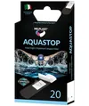 Набір пластирів бактерицидних Milplast Aquastop на полімерній основі, стерильні, вологостійкі, 20 штук