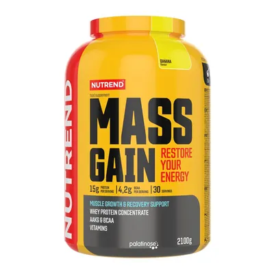 Гейнер Nutrend Mass Gain банан, 2,1 кг
