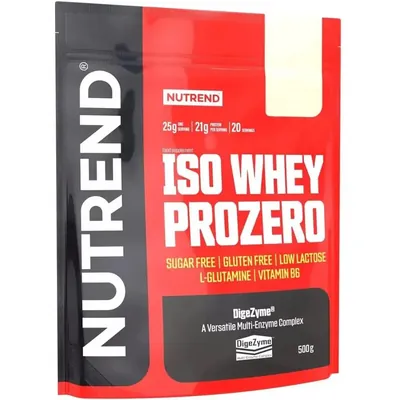Протеїн сироватковий ізолят Nutrend Iso Whey Prozero білий шоколад, 500 г