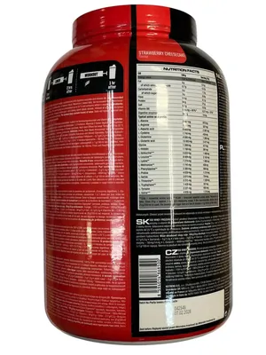 Протеїн сироватковий ізолят Nutrend Iso Whey Prozero полуничний чізкейк, 2250 г