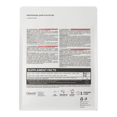 Креатин моногідрат OstroVit Creatine Monohydrate кавун, 300 г