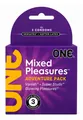Презервативи ONE Mixed Pleasures асорті з 3 різних видів, 3 штуки