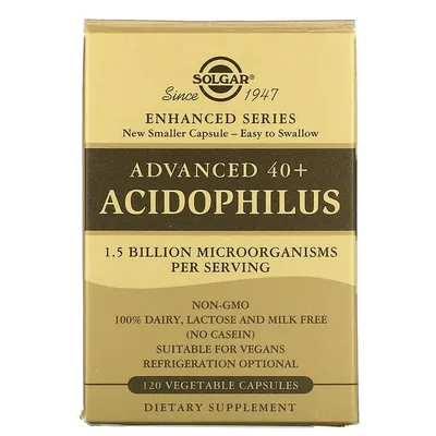 Ацидофілус 40+ Solgar Advanced 40+ Acidophilus вег. капсули №120