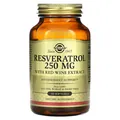 Ресвератрол Solgar Resveratrol 250 мг with Red Wine Extract м'які капсули №60