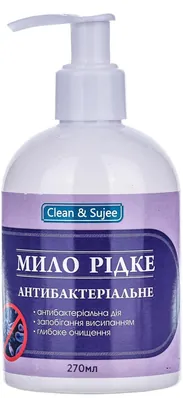 Мило рідке Clean & Sujee Антибактеріальне, 270 мл