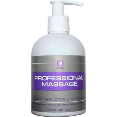 Олія косметична Красота та Здоров'я Professional Massage для масажу, 270 мл