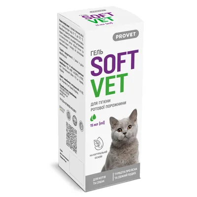 Гель ProVET SoftVet для гігієни ротової порожнини у собак і котів, 15 мл