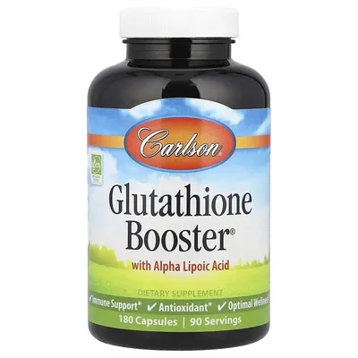 Глутатіоновий бустер Carlson Labs Glutathione Booster, 180 капсул