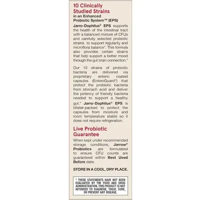 Пробіотики Jarrow Formulas Jarro-Dophilus EPS 55 млрд вег. капсули №30
