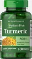 Куркума Puritan's Pride Turmeric 800 мг, 200 капсул