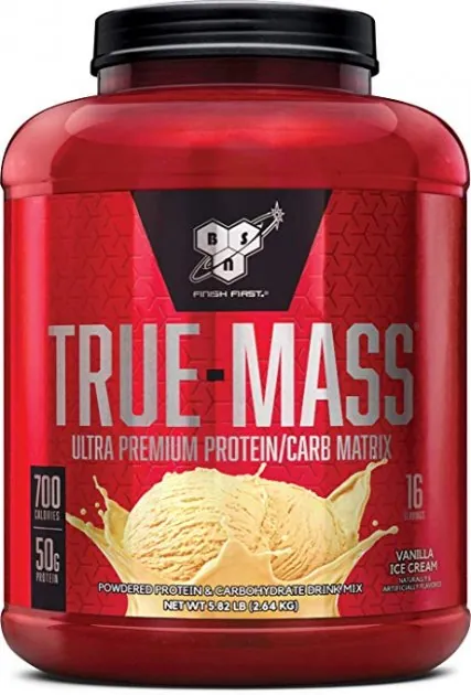 Гейнер BSN True Mass ванільне морозиво, 2,6 кг