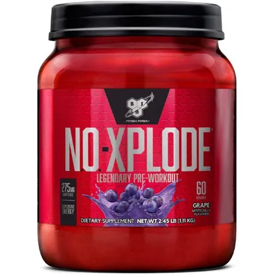 Передтренувальний комплекс BSN N.O. Xplode Legendary Pre-Workout, виноград, 60 порцій 1,11 кг