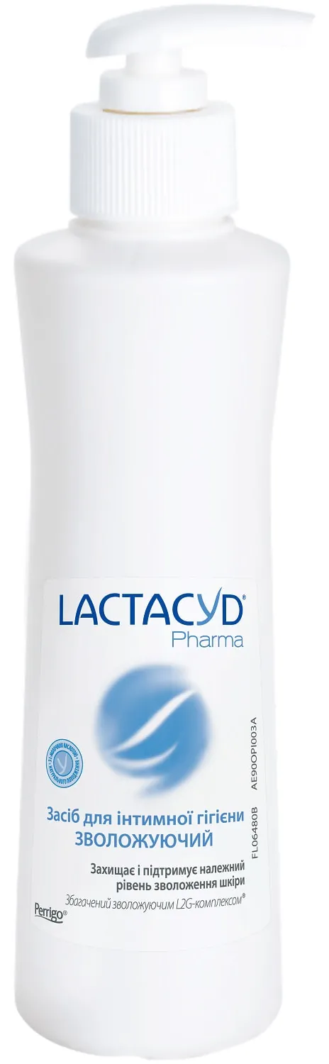 Засіб для інтимної гігієни Lactacyd Pharma Зволожуючий, з дозатором, 250 мл