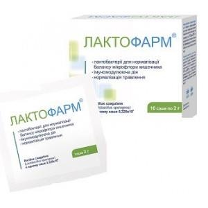 Лактофарм порошок по 2 г №10 в саше