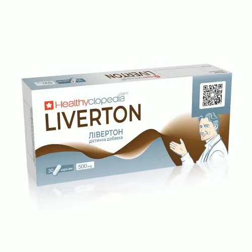 Лівертон Healthyclopedia Liverton капсули №30 у бліст.