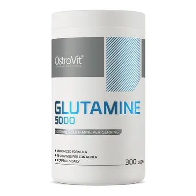 Глутамін OstroVit L-Glutamine 5000 мг, 300 капсул