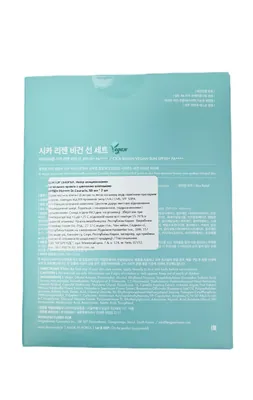 Набір Dr.Ceuracle Cica Regen Vegan Sun Set SPF 50+ PA++++ сонцезахисних веганських кремів з центелою азіатською, 2 х 50 мл
