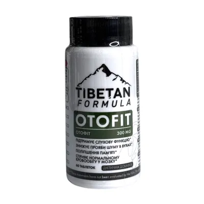 Отофіт Tibetan formula, 60 таблеток
