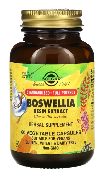 Босвелії екстракт Solgar Boswellia Resin Extract вег. капсули №60