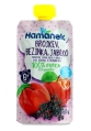 Пюре фруктове Hame Hamanek Яблуко, персик, бузина, 100 г