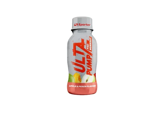 Передтренувальний комплекс Sporter Ulta Pump Pre-Workout Shot яблуко-персик, 100 мл