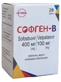 Софген-В таблетки, в/плів. обол. по 400 мг/100 мг №28 у конт.