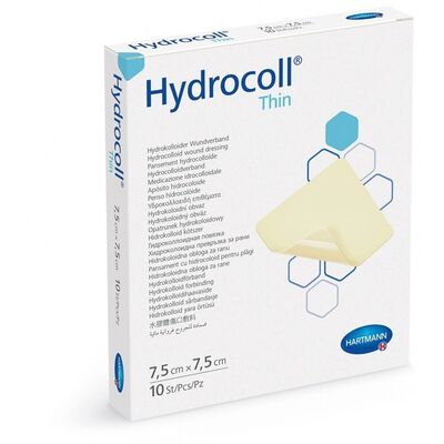 Пов'язка гідроколоїдна Hydrocoll Thin 7,5 см х 7,5 см, 1 штука