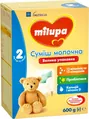 Суміш суха молочна Milupa 2 для дітей від 6 до 12 місяців, 600 г