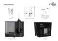 Ирригатор Vega VT-2000 B стационарный, черный