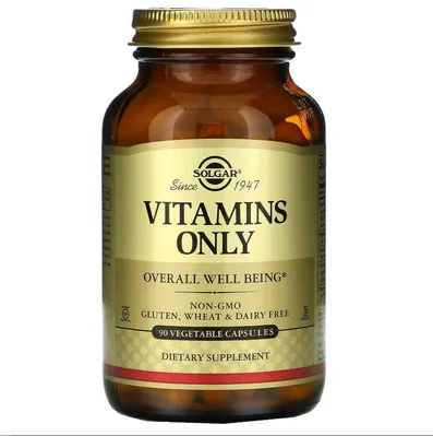 Мультивітаміни Solgar Vitamins Only вег. капсули №90