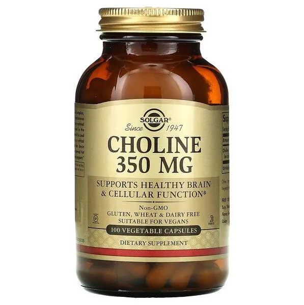 Холін Solgar Choline 350 мг капсули №100