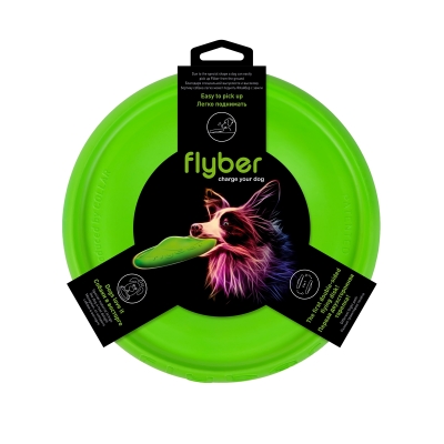 Игрушка для собак Collar Летающая тарелка Flyber салатовая, 22 см