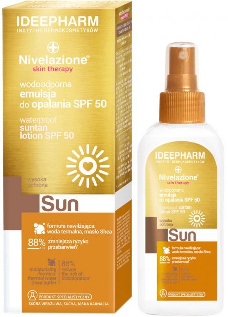 Лосьйон сонцезахисний Farmona Nivelazione Skin Therapy SPF 50 водостійкий, 150 мл