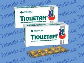 Тіоцетам таблетки, в/о №60 (10х6)