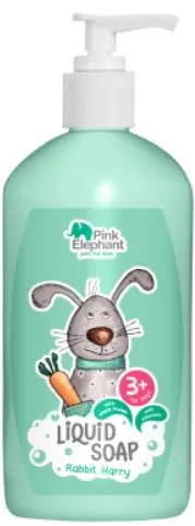 Гель-мило Pink Elephant Rabbit Harry Кролик Гаррі рідке дитяче, 250 мл