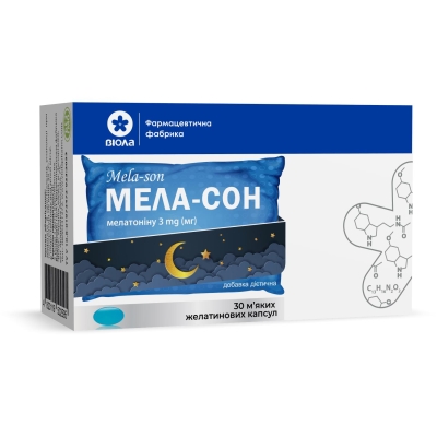 Мела-сон мягкие желатиновые капсулы №30