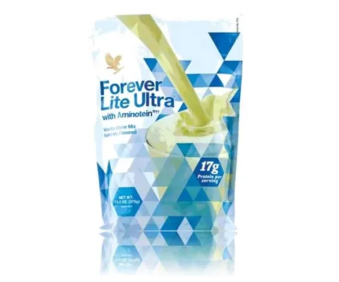 Протеїн рослинний змішаний Forever Living Forever Lite Ultra with Aminotein зі смаком ванілі, 375 г