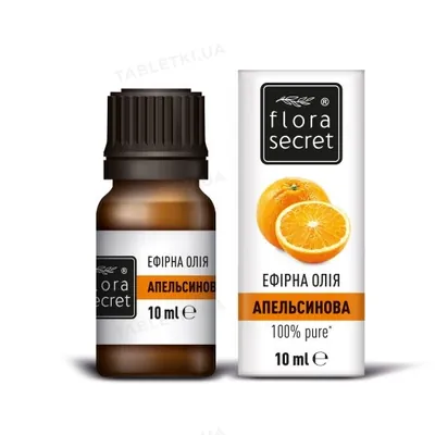 Олія ефірна Flora Secret апельсинова, 10 мл