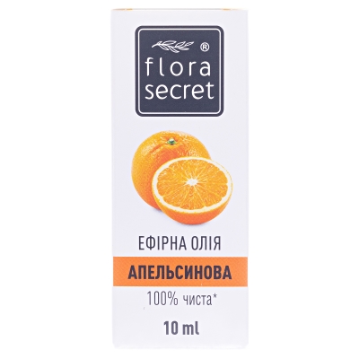 Масло эфирное Flora Secret апельсиновое, 10 мл