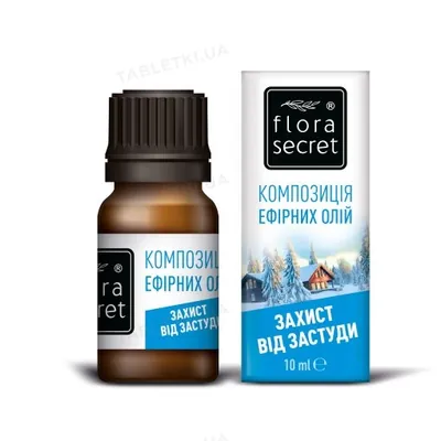 Композиція ефірних олій Flora Secret захист від застуди, 10 мл