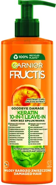 Засіб для волосся Garnier Fructis Комплексний догляд Гудбай посічені кінчики, 400 мл