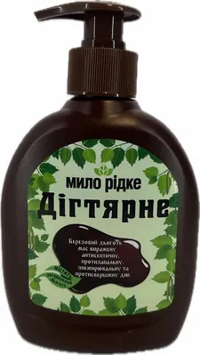 Мило рідке Рецепти Карпат Дігтярне з дозатором, 300 мл