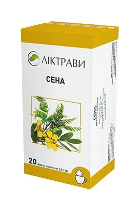 Сени листя та плоди по 1,5 г №20 у філ.-пак.