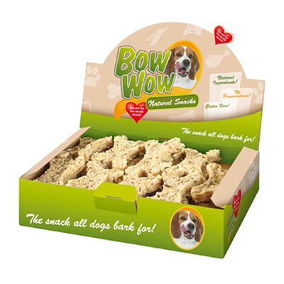 Кость натуральная Bow Wow говядина/рубец шиповником и клюквой, 30 штук